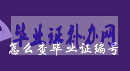 高中畢業(yè)證丟了怎么查詢編號的方法！