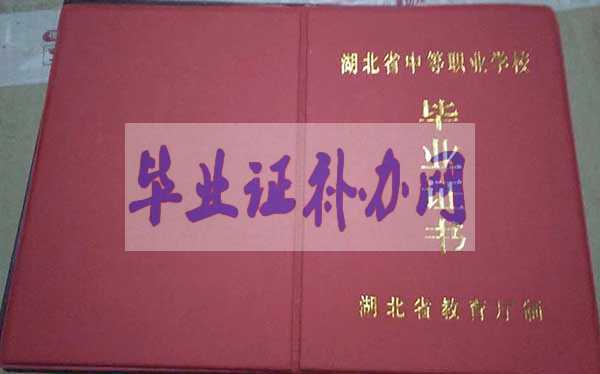 湖北省中專畢業(yè)證圖片【樣本】
